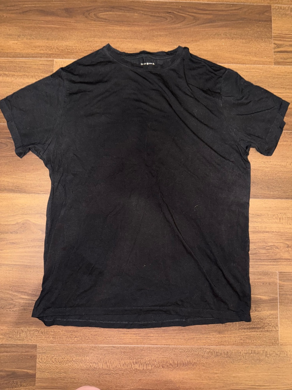 Isaac Mizrahi Black Short Sleeve Crew Neck Tee